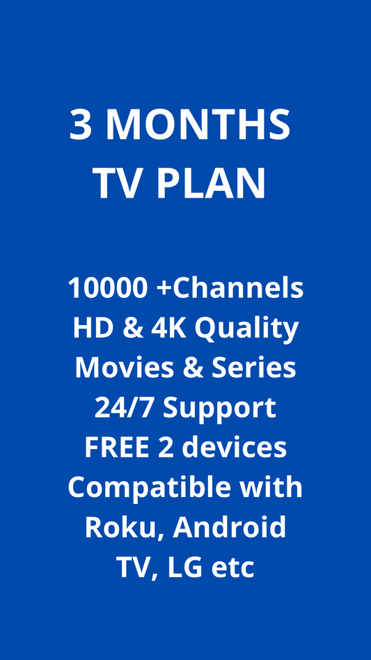 3-MONTH TV PLAN